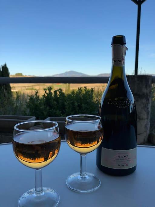 La Vue Sur Le Mont Ventoux, Appartement & Parking Cairanne Exteriör bild